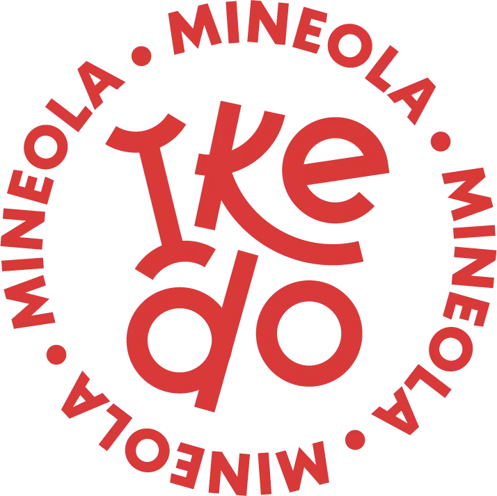 ikedo locationbadge mineola red
